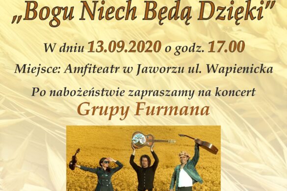 Plakat zapowiadający wydarzenia Jaworzańskiego Września wraz ze zdjęciem Grupy Furmana