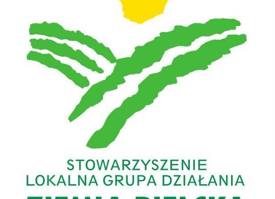 Logo podmiotu oraz napis Stowarzyszenie Lokalna Grupa Działania Ziemia Bielska