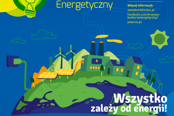 Plakat promujący XIII Krajowy Konkurs Energetyczny